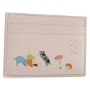 LOEWE Card Case Leather Pink Auth 167702M-1