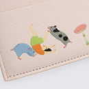 LOEWE Card Case Leather Pink Auth 167702M-17