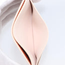 LOEWE Card Case Leather Pink Auth 167702M-10