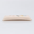 LOEWE Card Case Leather Pink Auth 167702M-5