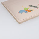 LOEWE Card Case Leather Pink Auth 167702M-14