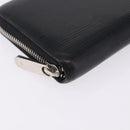 LOUIS VUITTON Epi Zippy Wallet Long Wallet Black M64838 LV Auth 167705-14
