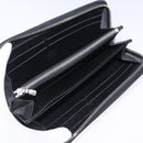 LOUIS VUITTON Epi Zippy Wallet Long Wallet Black M64838 LV Auth 167705-10