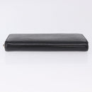 LOUIS VUITTON Epi Zippy Wallet Long Wallet Black M64838 LV Auth 167705-8