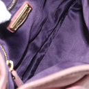 Miu Miu Hand Bag Leather 2way Pink Gold Auth 167711A-11