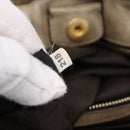 Miu Miu Hand Bag Leather 2way Beige Gold Auth 167714M-12