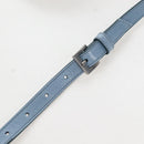 Miu Miu Matelasse Hand Bag Leather 2way Light Blue Silver Auth 167715M-16