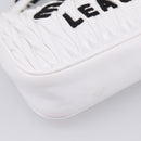 Miu Miu Hand Bag Leather 2way White Silver Auth 167717SAM-17