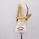 Miu Miu Hand Bag Leather 2way White Silver Auth 167717SAM-25