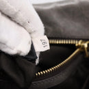 Miu Miu Matelasse Hand Bag Leather 2way Gray Gold Auth 167718M-11