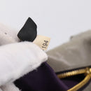 Miu Miu Matelasse Hand Bag Leather 2way Gray Gold Auth 167719M-12