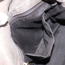 Miu Miu Hand Bag Leather 2way Gray Gold Auth 167720M-28