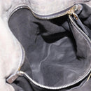Miu Miu Hand Bag Leather 2way Gray Gold Auth 167720M-30