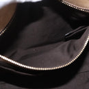 Miu Miu Hand Bag Leather 2way Beige Gold Auth 167721M-28