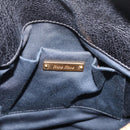 Miu Miu Hand Bag Leather 2way Black Gold Tone Auth 167724SAM-21