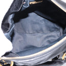 Miu Miu Hand Bag Leather 2way Black Gold Tone Auth 167724SAM-10