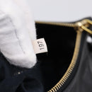 Miu Miu Hand Bag Leather 2way Black Gold Tone Auth 167724SAM-11