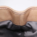 Miu Miu Hand Bag Leather 2way Beige Gold Auth 167725M-26