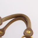 Miu Miu Hand Bag Leather 2way Beige Gold Auth 167725M-8