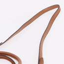 Miu Miu Hand Bag Leather 2way Brown Gold Auth 167726M-15