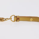 Miu Miu Shoulder Bag Leather Yellow Gold Auth 167727A-12