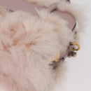 Miu Miu Hand Bag Mouton 2way Pink Gold Auth 167728M-19