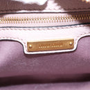 Miu Miu Hand Bag Mouton 2way Pink Gold Auth 167728M-22