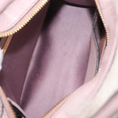 Miu Miu Hand Bag Mouton 2way Pink Gold Auth 167728M-10