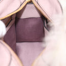 Miu Miu Hand Bag Mouton 2way Pink Gold Auth 167728M-23