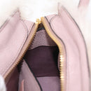 Miu Miu Hand Bag Mouton 2way Pink Gold Auth 167728M-24