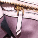 Miu Miu Hand Bag Mouton 2way Pink Gold Auth 167728M-25