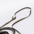 Miu Miu Matelasse Hand Bag Leather 2way Gray Gold Tone Auth 167729A-15