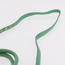 Miu Miu Matelasse Hand Bag Leather 2way Green Gold Auth 167731M-15
