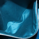 Miu Miu Hand Bag Leather 2way Blue Silver Auth 167732M-27