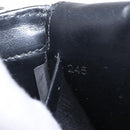 Miu Miu Phone Shoulder Bag Leather Black Gold Auth 167733A-12
