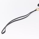 Miu Miu Phone Shoulder Bag Leather Black Gold Auth 167733A-29