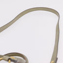 Miu Miu Hand Bag Leather 2way Gray Gold Auth 167735M-11