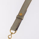 Miu Miu Hand Bag Leather 2way Gray Gold Auth 167735M-12