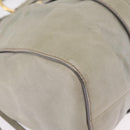 Miu Miu Hand Bag Leather 2way Gray Gold Auth 167735M-15