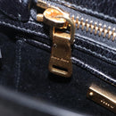 Miu Miu Shoulder Bag Leather Black Gold Auth 167737A-27