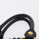 Miu Miu Hand Bag Leather 2way Black Gold Auth 167738SAM-14