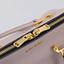 Miu Miu Hand Bag Leather 2way Pink Gold Tone Auth 167741M-21