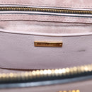 Miu Miu Hand Bag Leather 2way Pink Gold Tone Auth 167741M-22