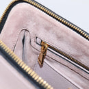Miu Miu Hand Bag Leather 2way Pink Gold Tone Auth 167741M-25