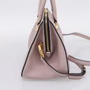 Miu Miu Hand Bag Leather 2way Pink Gold Tone Auth 167741M-3