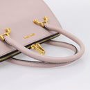 Miu Miu Hand Bag Leather 2way Pink Gold Tone Auth 167741M-7