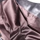 Miu Miu Shoulder Bag Leather Black Gold Tone Auth 167742M-23