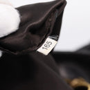 Miu Miu Shoulder Bag Leather Black Gold Tone Auth 167742M-11
