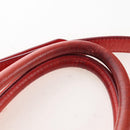 Miu Miu Hand Bag Leather 2way Orange Gold Auth 167744M-16