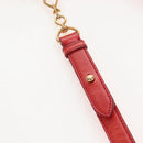 Miu Miu Hand Bag Leather 2way Orange Gold Auth 167744M-17